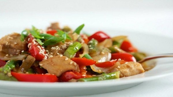 мясо и овощи