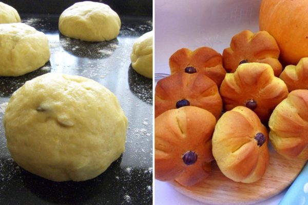 Рецепт тыквенных булочек на дрожжах