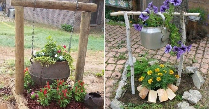 цветник летом