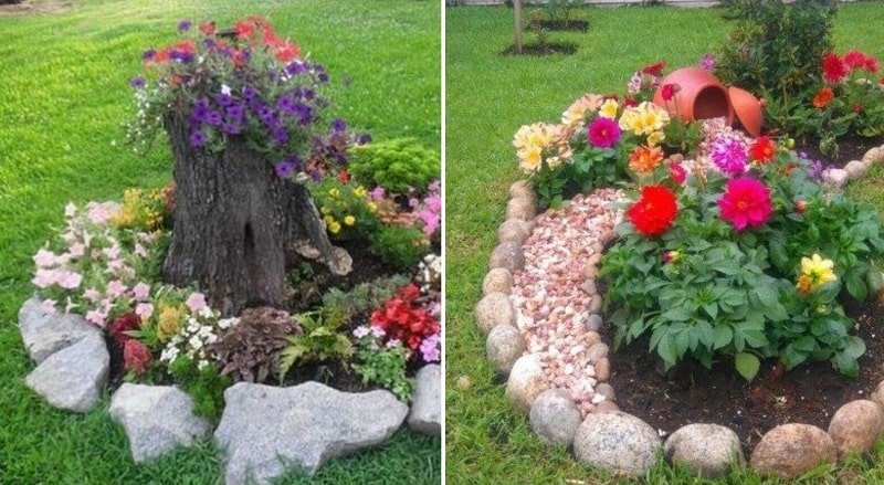 цветник на даче