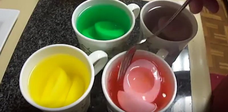 цветные яйца