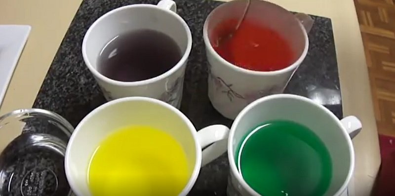 цветные яйца