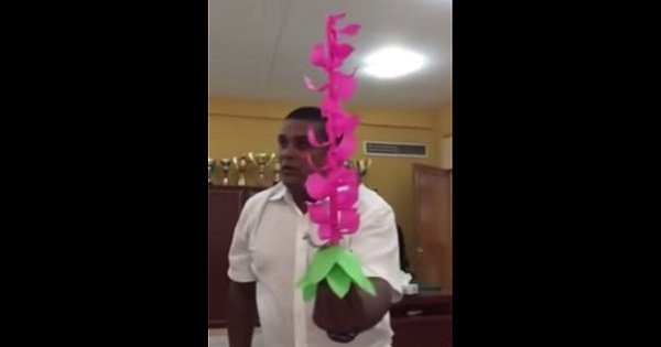 Вот кто умеет по-настоящему ловко управляться с цветной бумагой! Он создал шедевр…