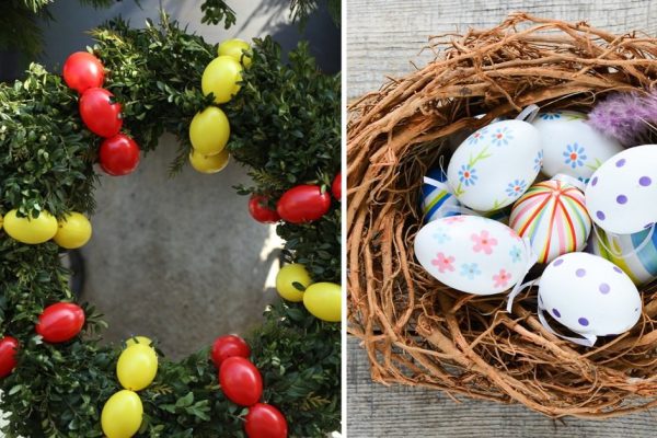 Как сделать пасхальный венок своими руками