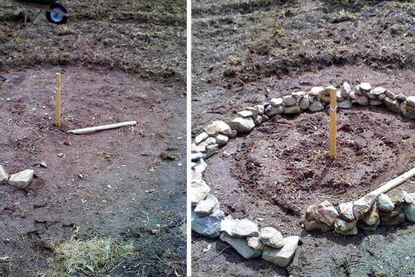 Подборка спиральных цветников