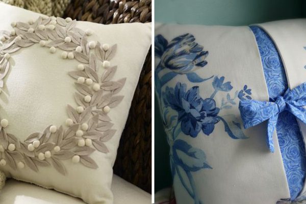 21 восхитительная идея создания декоративных подушек. Это под силу даже тем, кто не умеет шить.