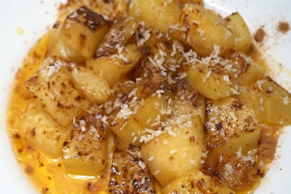 Сегодня на десерт жарю дыню, звучит странно, но это безумно вкусно