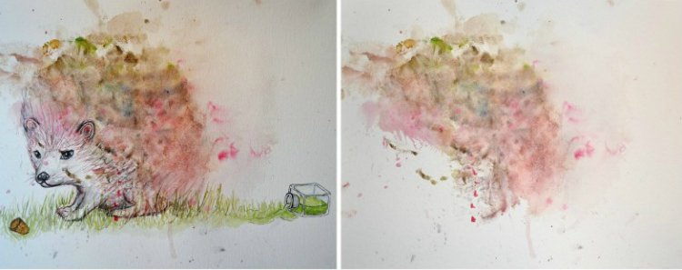 детские рисунки на стенах