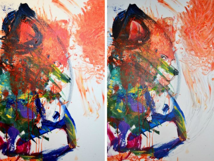 детские рисунки на стенах