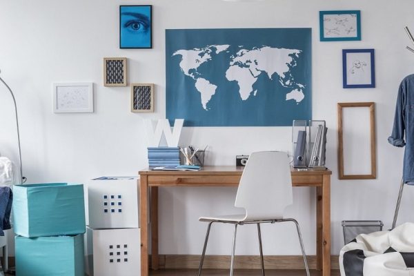 Как оформить учебную зону в комнате школьника