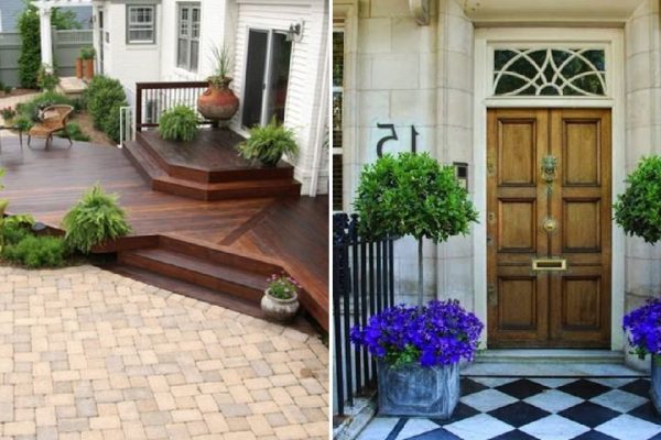 Крыльцо: 15 идей дизайна и декора. Дом начинается с этого!