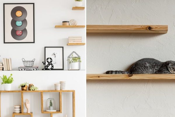 Как обновить пространство квартиры с помощью угловых полок