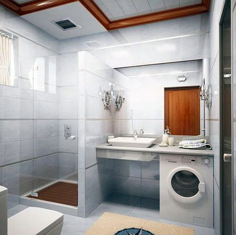 дизайн ванной комнаты в хрущевке