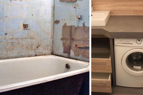 Как вписать стиральную машинку в ванную комнату