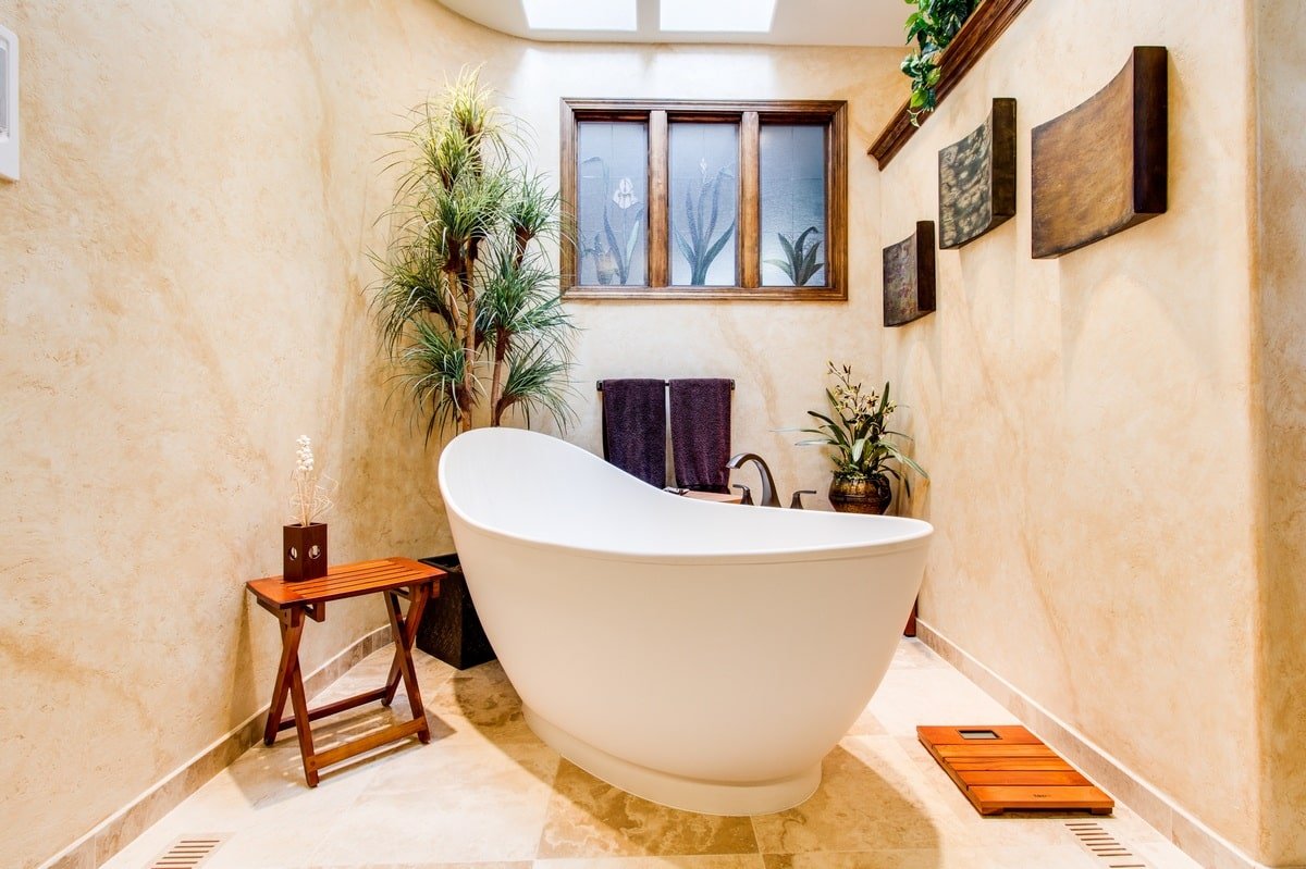 дизайн ванной комнаты в доме