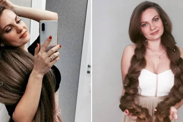 Современная Рапунцель не стригла волосы больше 20 лет, теперь они длиннее, чем сама женщина