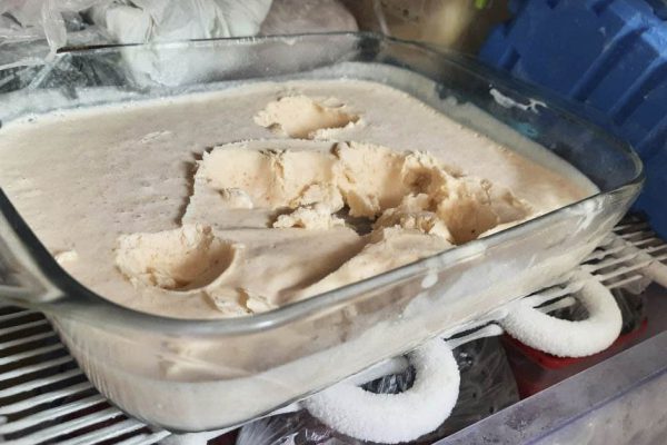 Домашнее мороженое с абрикосами без перемешивания и ощущения снега или льда