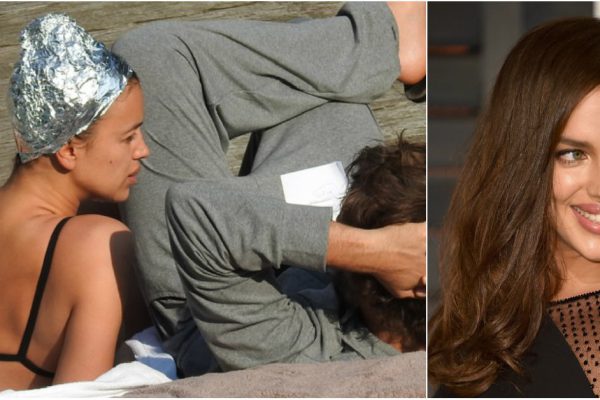 Супермодель Ирина Шейк надевает на пляже шапочку из фольги… Причина тому гениальна!