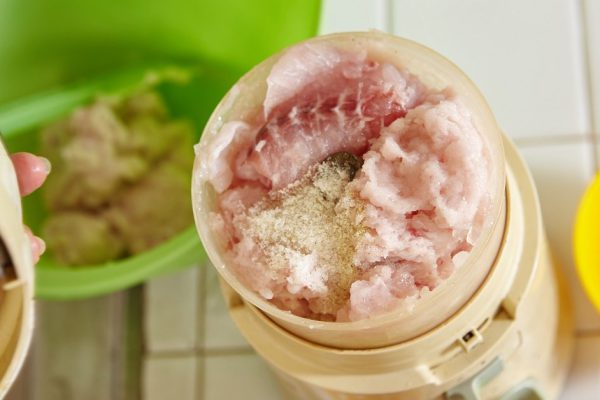 Blend all the ingredient and fish meat using blender