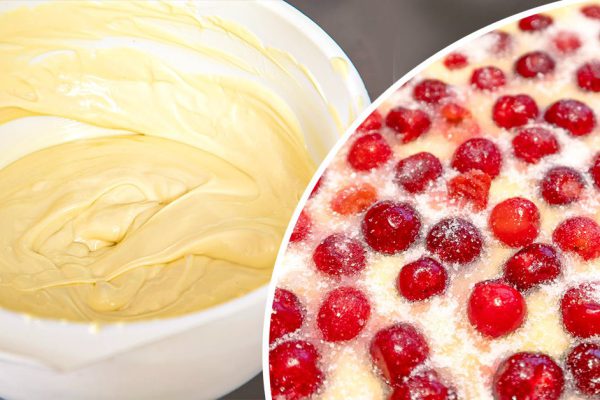 Торт с вишнями, который точно заценят все любители «Наполеона»