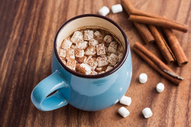 горячий шоколад из какао и молока