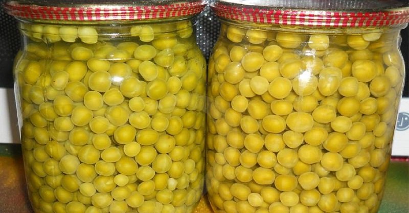 консервировать горошек