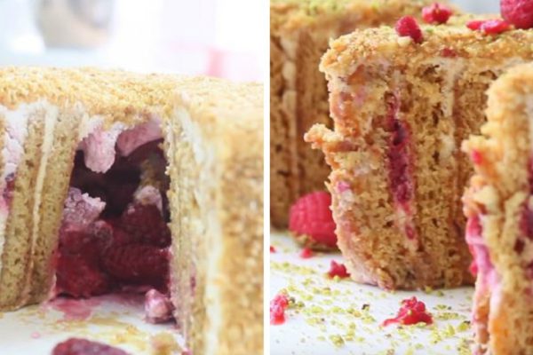 Как приготовить медовик с вертикальными коржами