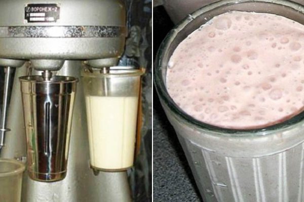Молочный коктейль по-советски готовлю мужу, когда замечаю, что у него ностальгический вид