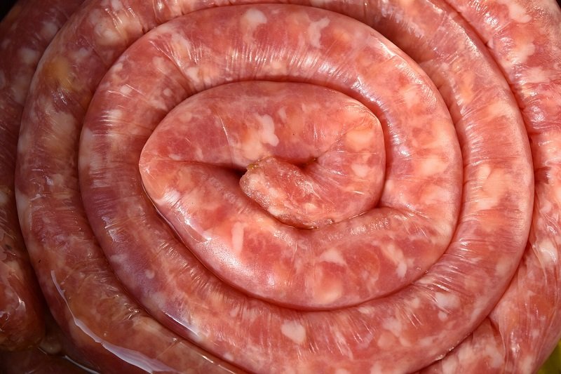 домашняя колбаса из свинины