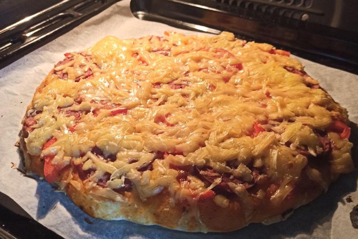 пицца в духовке