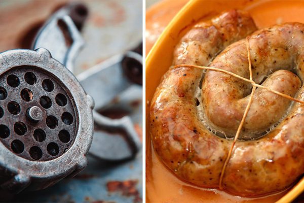 Украинская хозяйка передает все тонкости приготовления домашней свиной колбасы к Пасхе