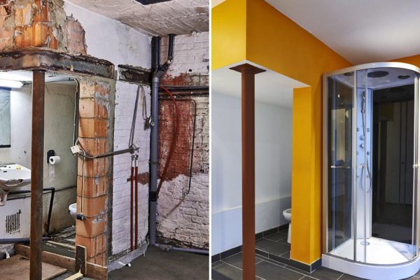 Бабушка подарила дачу, сделал сам душевую кабину там, плескаемся счастливые