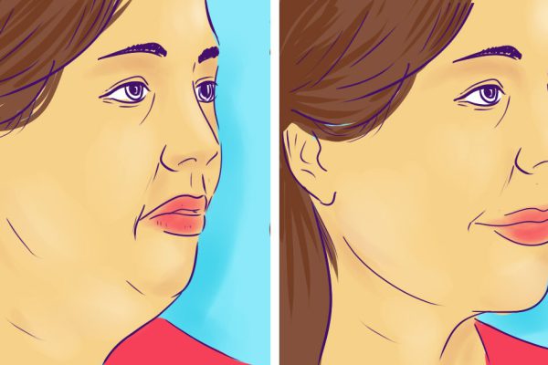 Долой второй подбородок! Просто намочи махровое полотенце в соленой воде.