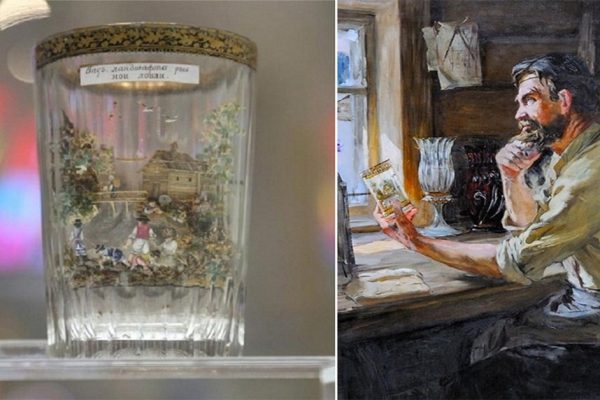 Знаменитые двухслойные стаканы крепостного Вершинина, секрет которых так и не разгадали за 200 лет!