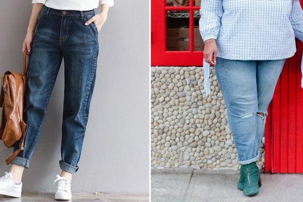 С чем носить джинсы мом