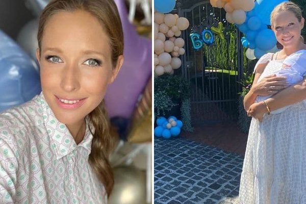 Екатерина Осадчая в третий раз родила, гордая мама троих сыновей