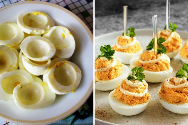 За что я люблю Пасху, так это за фирменные фаршированные яйца, которые готовит теща