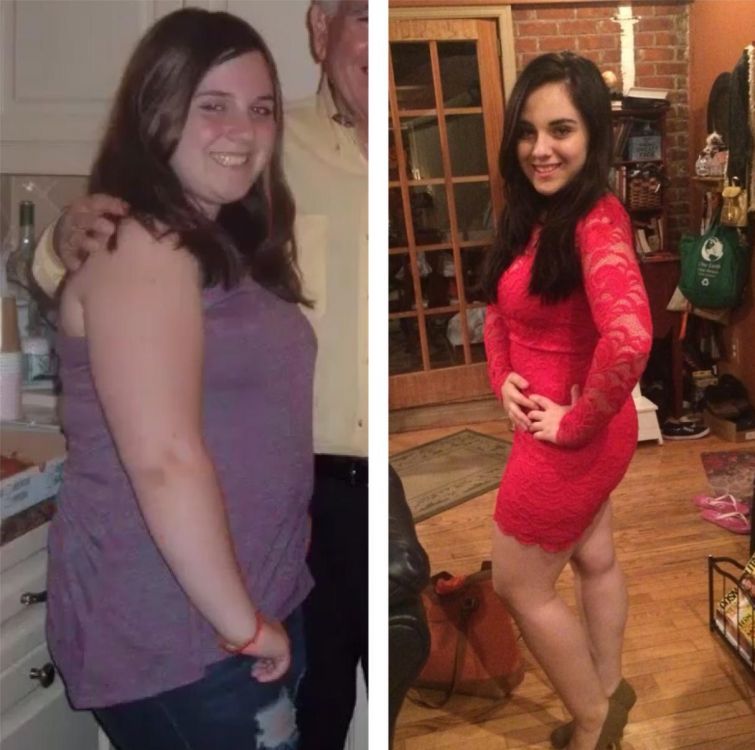 Похудела на 15 кг фото до и после