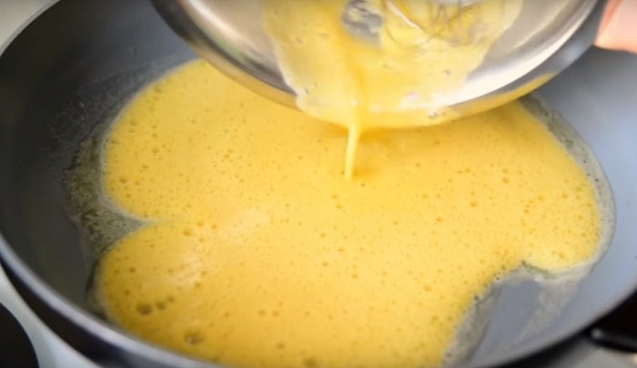 французский омлет с начинкой