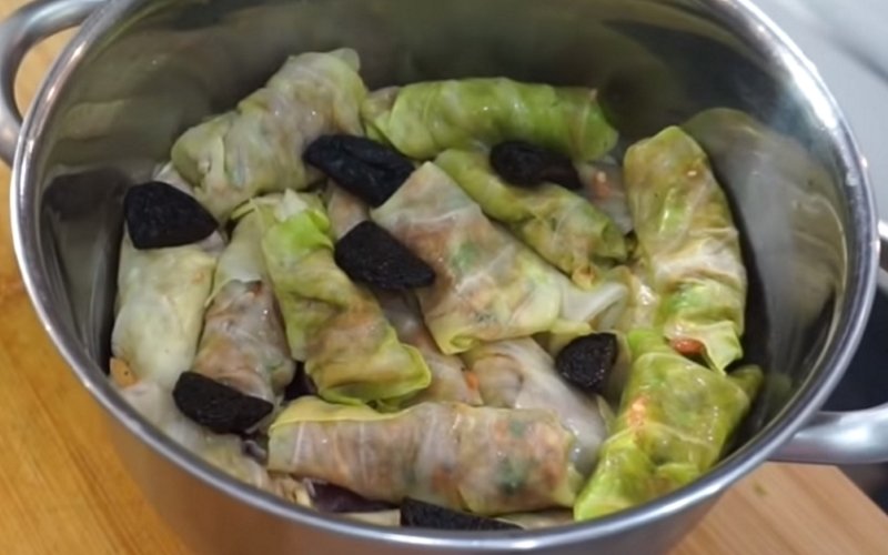 домашние голубцы с мясом