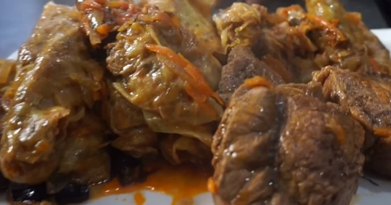 голубцы с мясом