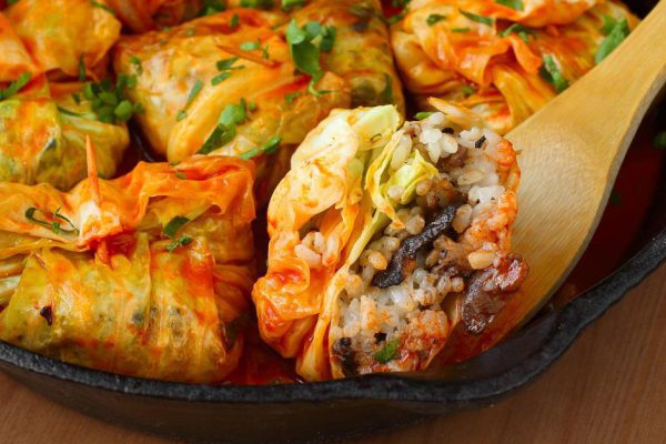 Рецепт голубцов в сметанном соусе