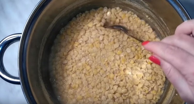 вареный горох калорийность