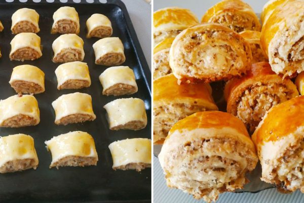 Давно не пекла грузинские «Маргаритки», но душа жаждет ореховой выпечки, берусь за дело