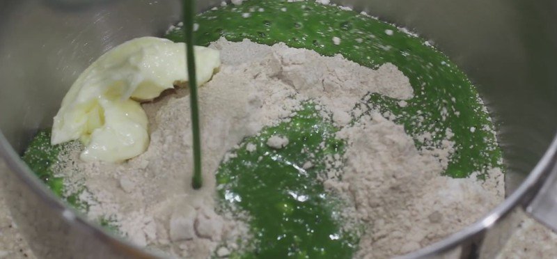 рецепт хлеба со шпинатом