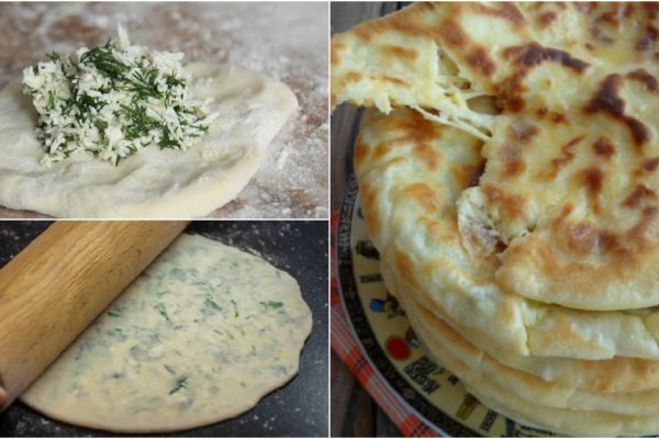 Приготовила стопку ароматных лепешек за полчаса: вкуснейшие хычины по специальному рецепту!