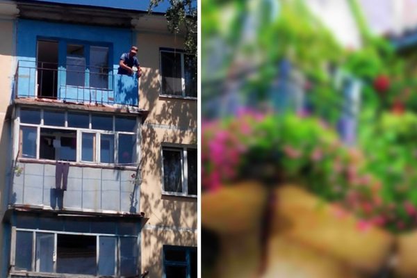 Чудо преображения унылого балкона