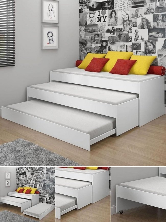трехъярусная кровать