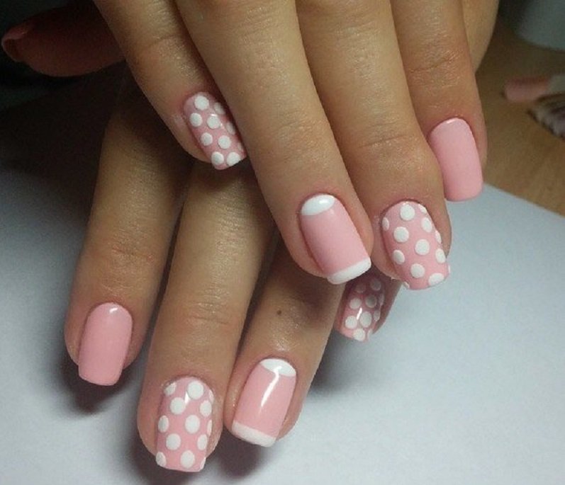  французский маникюр 