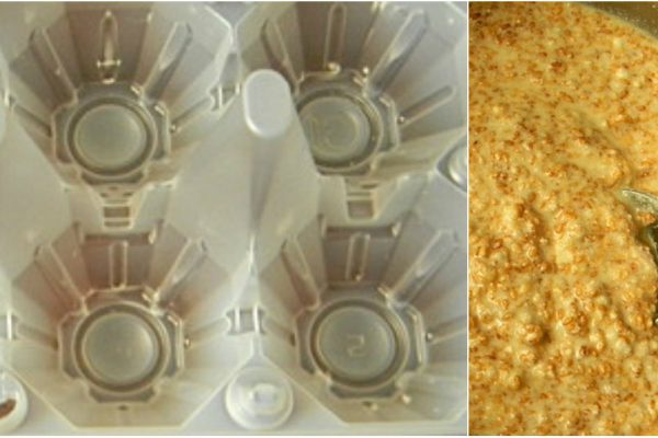 Когда она наполнила контейнер для яиц этой смесью, никто не думал, что будет так вкусно!